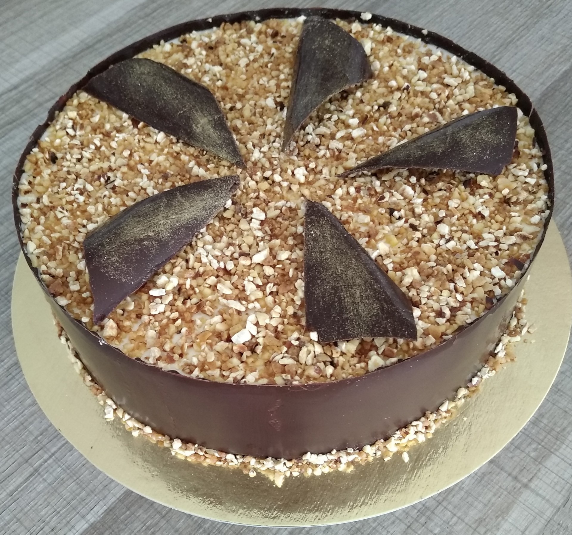 Croustillant chocolat praliné