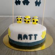 Gâteau Minions verso