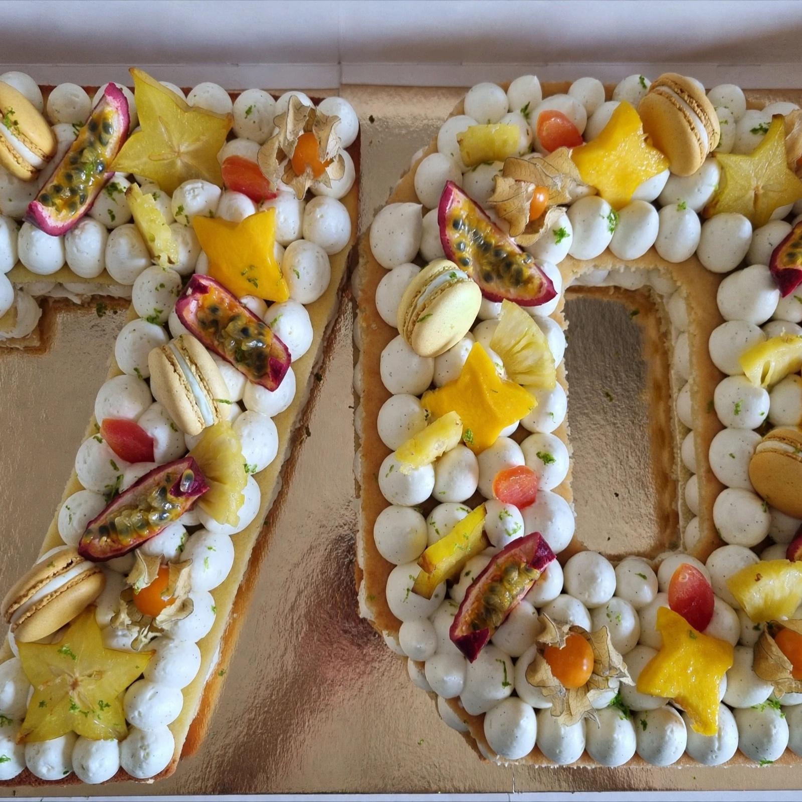 Number cake 70 vignette