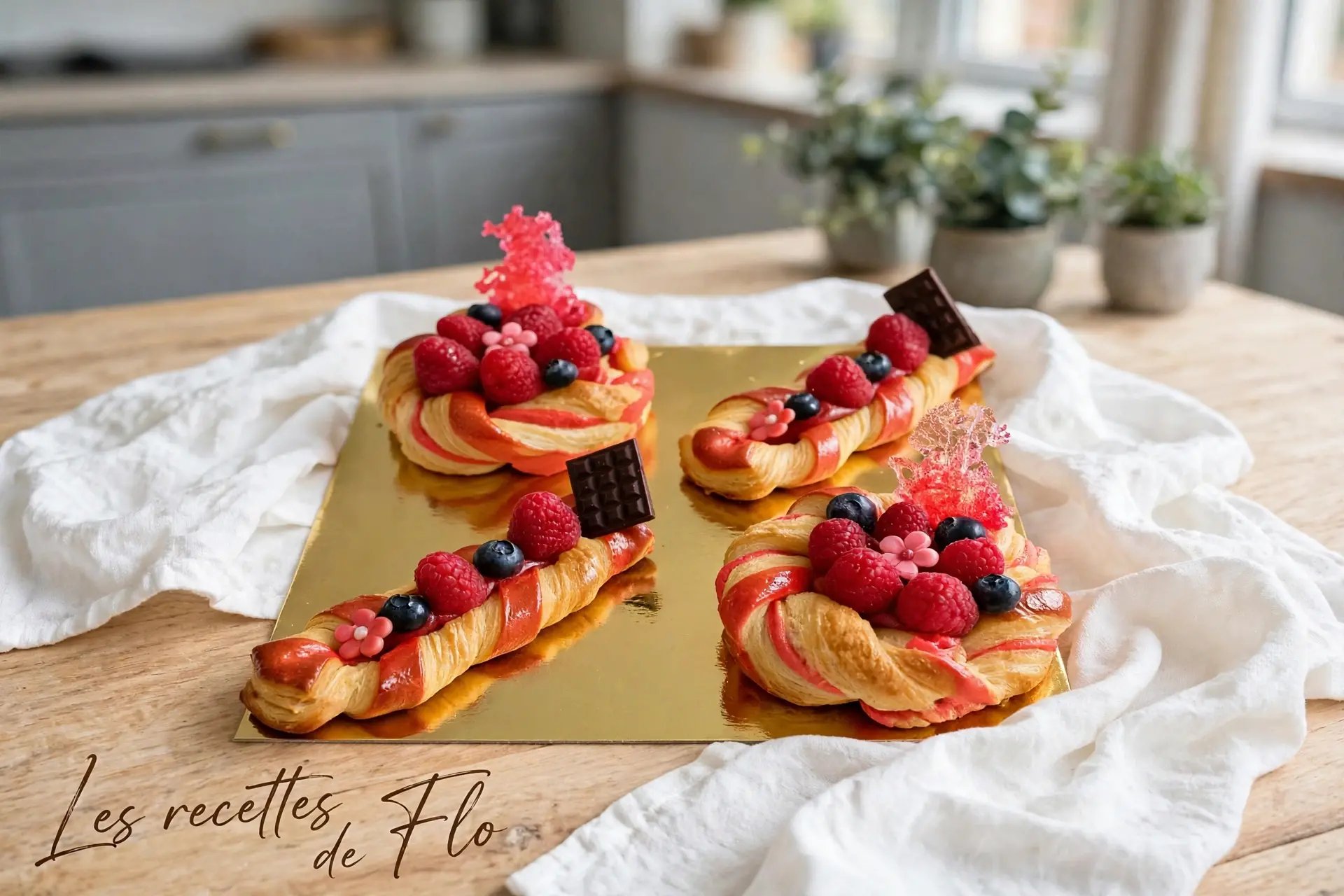 Viennoiseries bicolores